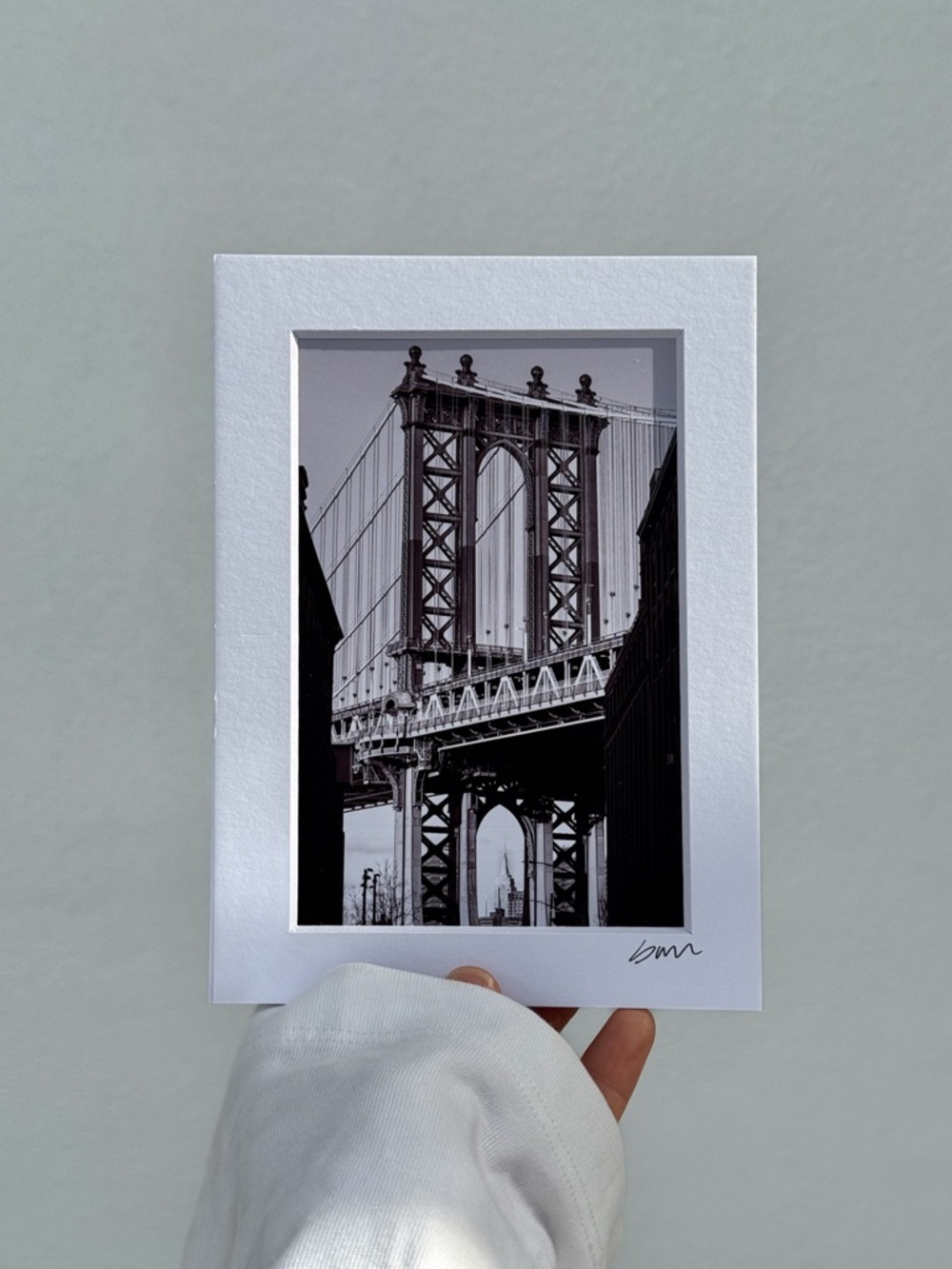 Black & White Print – Manhattan Bridge